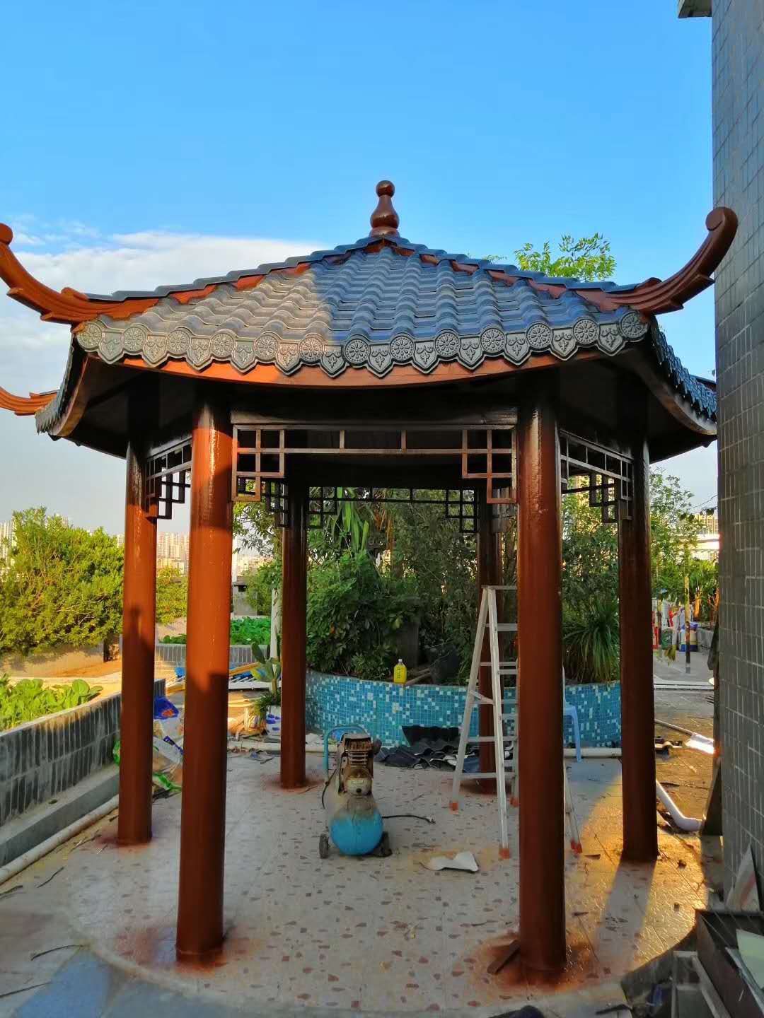 這樣的古劍木涼亭你們喜歡嗎？